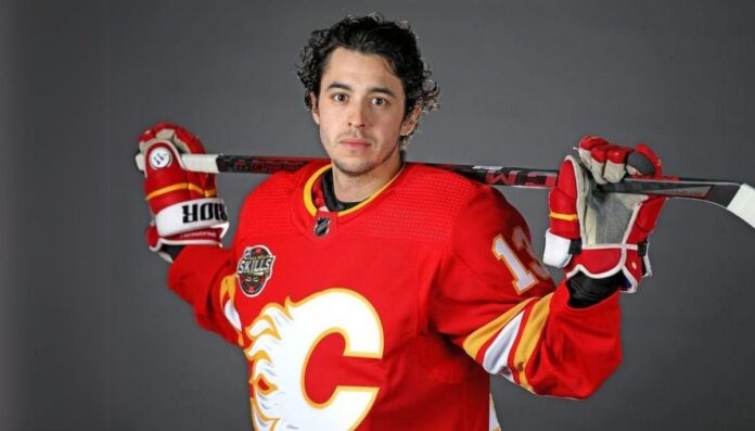 American ice hockey player, Johnny Gaudreau, is currently playing for Columbus Blue Jackets American ice hockey player, Johnny Gaudreau, is currently playing for Columbus Blue Jackets