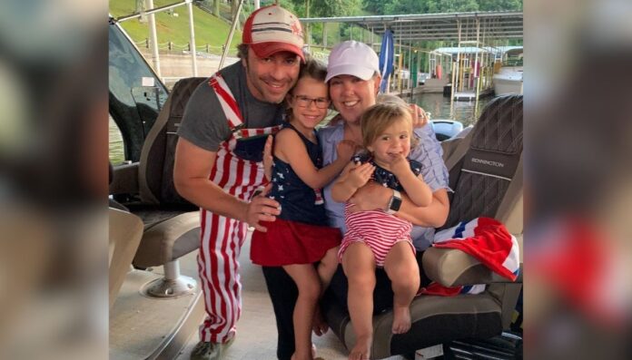 Krystal Keith with her husband, Andrew and their two daughters Krystal Keith with her husband, Andrew and their two daughters