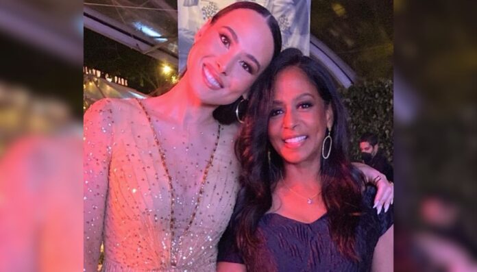 Meena Harris with her mum, Maya Harris Meena Harris with her mum, Maya Harris