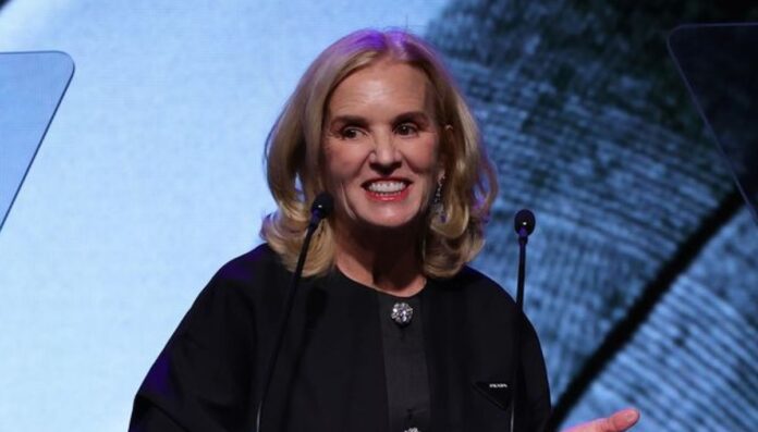 Kerry Kennedy On Stage