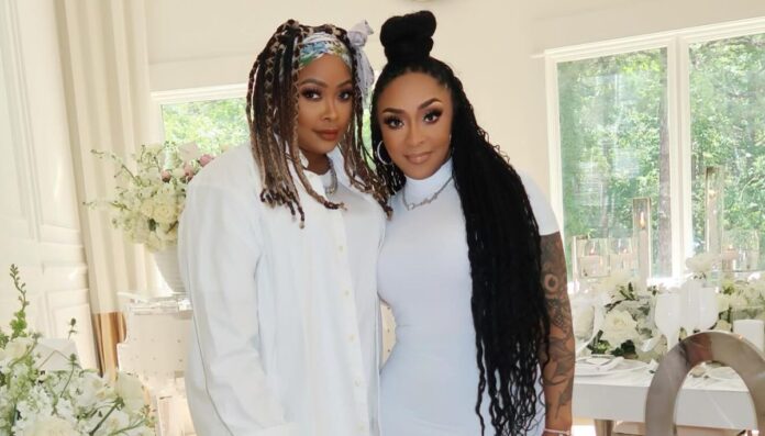 Da Brat and her wife, Jesseca Dupart Da Brat and her wife, Jesseca Dupart