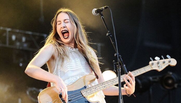 Este Haim During A Performance Este Haim During A Performance