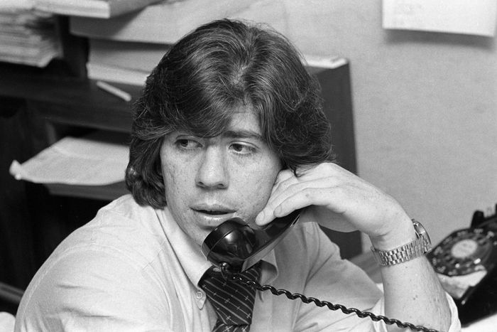 Carl Bernstein during his early years as a young journalist