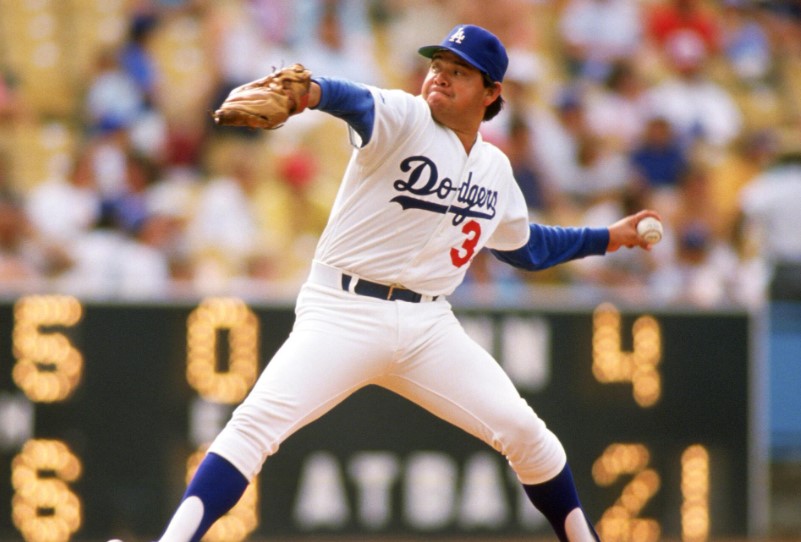 Dodgers pitcher Fernando Valenzuela