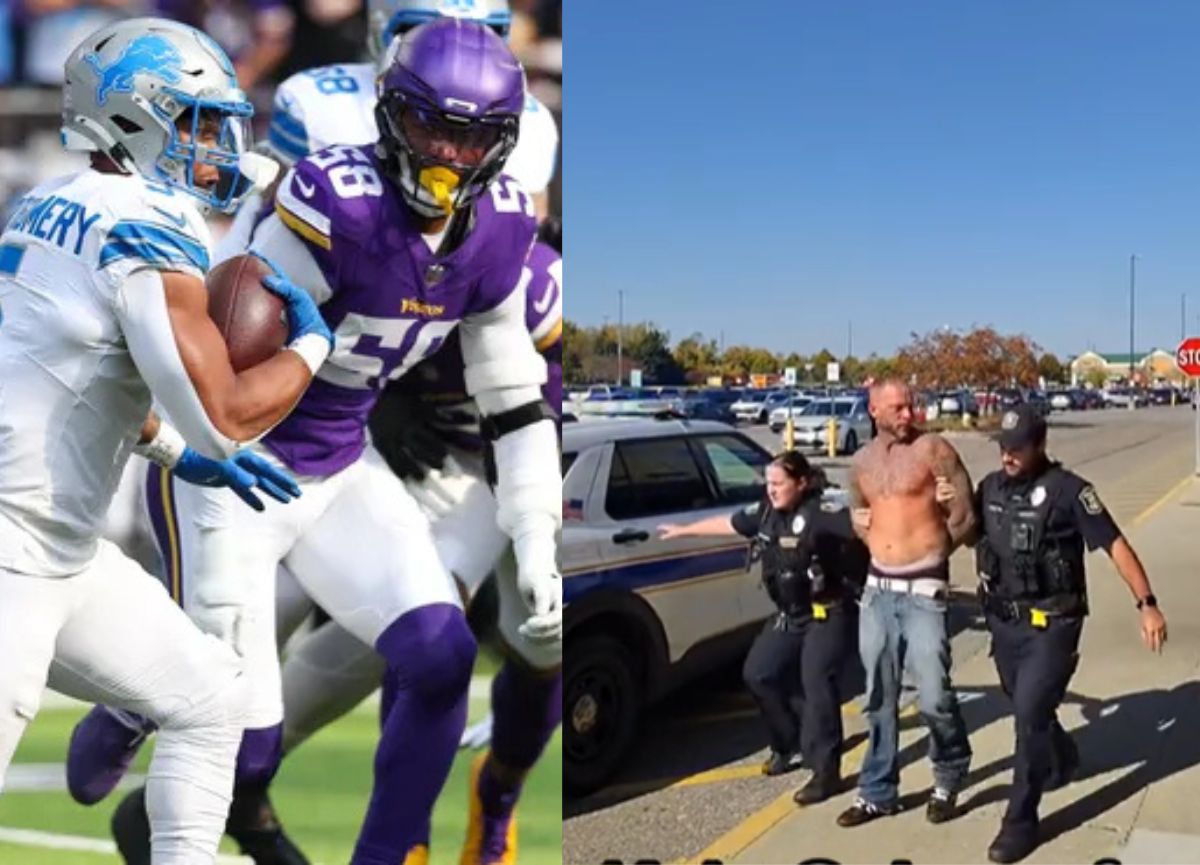 Viral TikTok Captures Arrest of Vikings Fan After Lions Win
