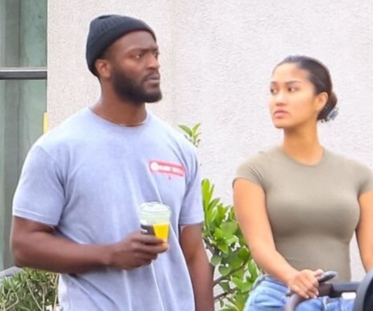 Aldis Hodge and his wife, Malila Venevongsos, spotted in the public