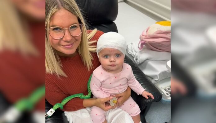 Allanah Harris and her one-year-old daughter, Daisy Allanah Harris and her one-year-old daughter, Daisy