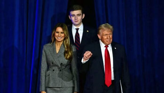 Barron Trump towers over his parents, Donald and Melania, in a recent public appearance Barron Trump towers over his parents, Donald and Melania, in a recent public appearance