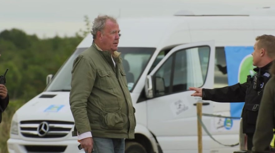 Jeremy Clarkson falls victim to a mock arrest in Ant and Dec's hilarious prank on Saturday Night Takeaway