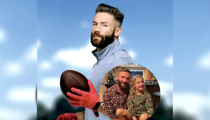 Julian Edelman is currently prioritizing his daughter, Lily Julian Edelman is currently prioritizing his daughter, Lily