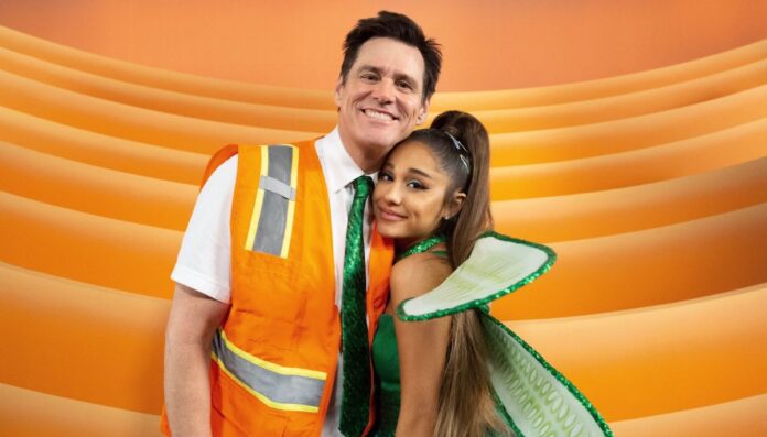 Ariana Grande and Jim Carrey in the TV Series 'Kidding' Ariana Grande and Jim Carrey in the TV Series 'Kidding'