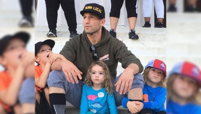 Jon Bernthal with three kids - Billy, Henry, and Adeline Jon Bernthal with three kids - Billy, Henry, and Adeline
