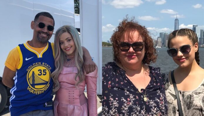 Sarah Jeffery shares a close bond with her parents, Lee and Teresa Jeffery