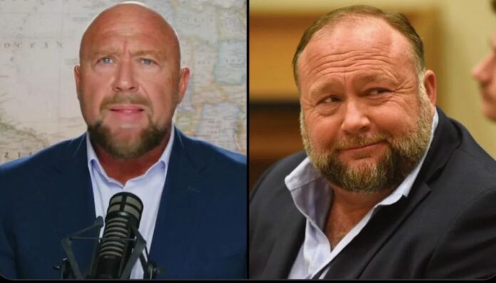 Alex Jones underwent a significant weight transformation Alex Jones underwent a significant weight transformation