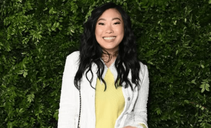 Awkwafina's Golden Globe appearance has made the fans question whether she is pregnant. Awkwafina's Golden Globe appearance has made the fans question whether she is pregnant.