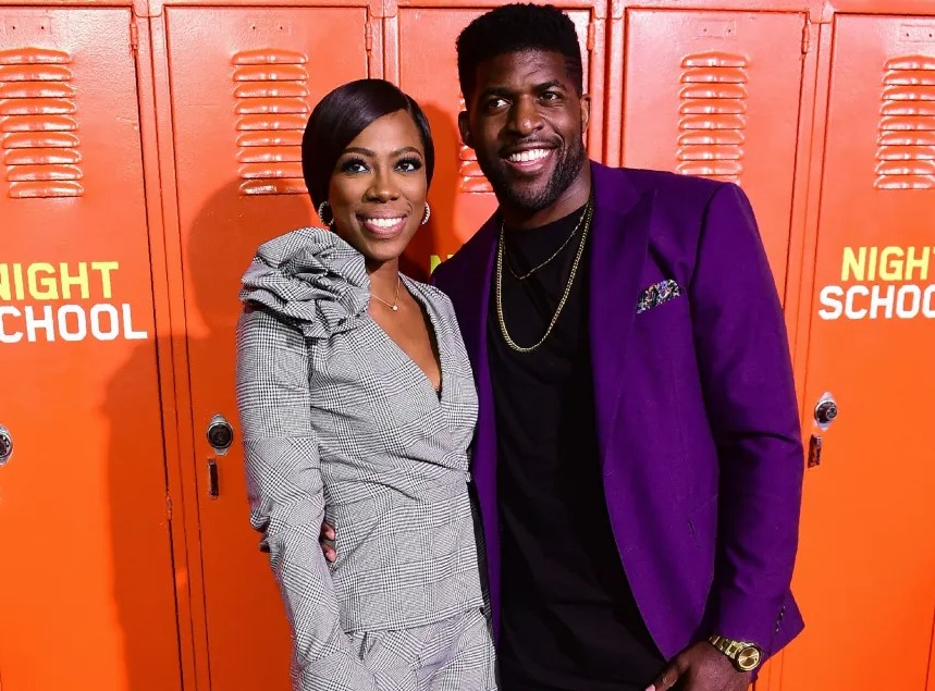 Emmanuel Acho and his ex-girlfriend, Yvonne Orji