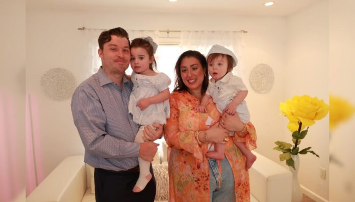 Rico Bosco with his wife, Nikki Ruane and their two kids Rico Bosco with his wife, Nikki Ruane and their two kids