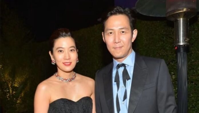 Lee Jung-Jae With His Girlfriend