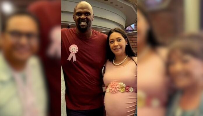 Adonal Foyle with his wife, Mercy Calderon Adonal Foyle with his wife, Mercy Calderon