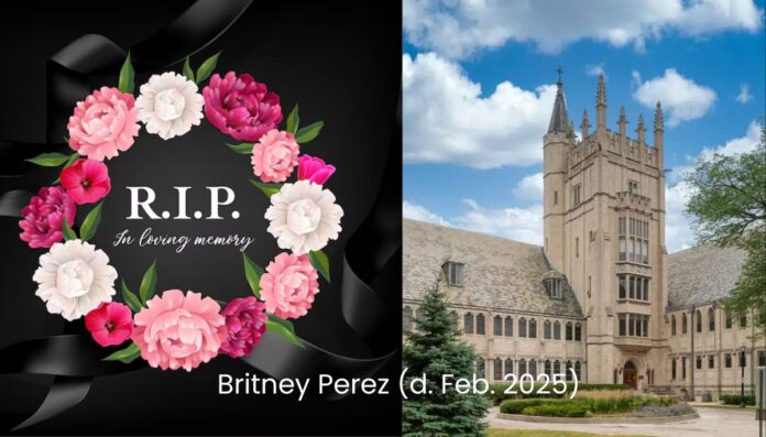 Britney Perez passed away in an accident Britney Perez passed away in an accident