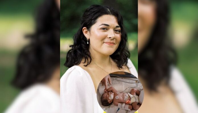 Morgan Fry passed away 17 days after giving birth to her daughter Morgan Fry passed away 17 days after giving birth to her daughter